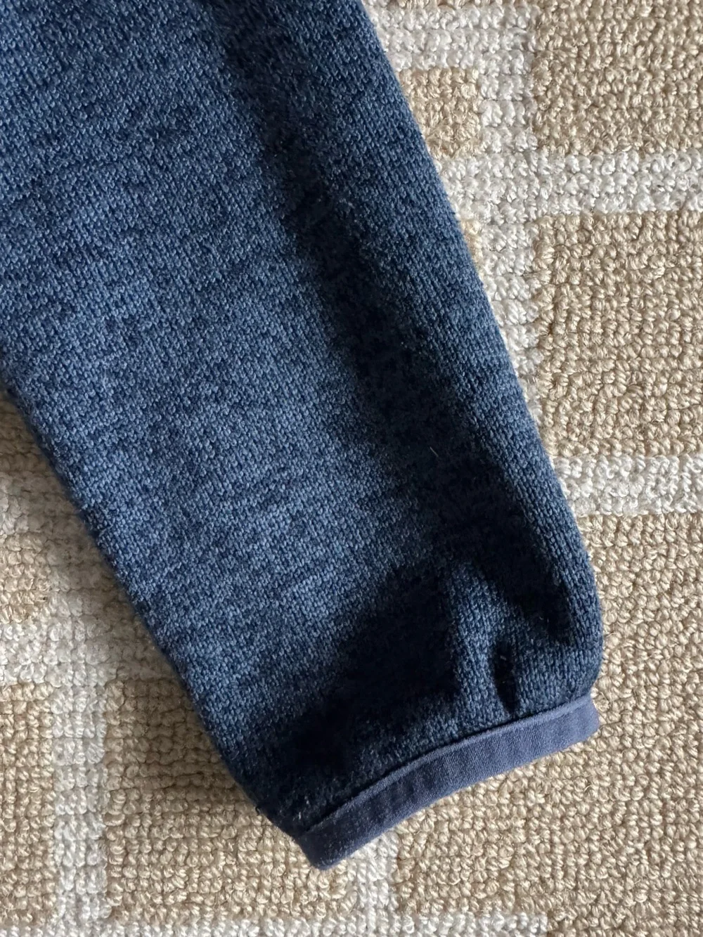 Columbia Better Sweater Style Fleece Jacket Heathered Navy Kids Medium 10/12